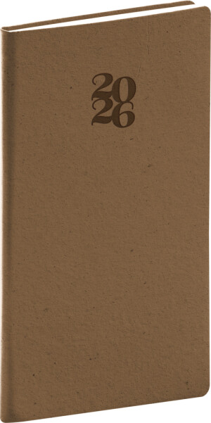 NOTIQUE Taschenkalender Essenza 2026, 9 x 15,5 cm - Reklamnepredmety