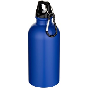 400 ml Oregon einwandige Edelstahl-Wasserflasche mit RCS-Zertifizierung, Karabiner und mattem Finish - Reklamnepredmety