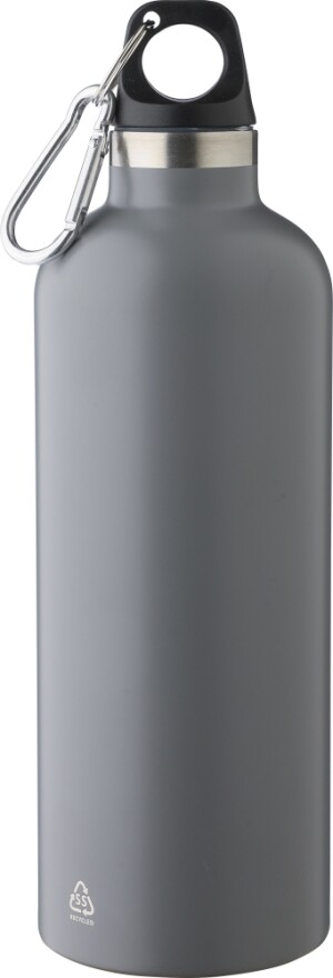 Recycled stainless steel double walled bottle (500 ml) - Reklamnepredmety