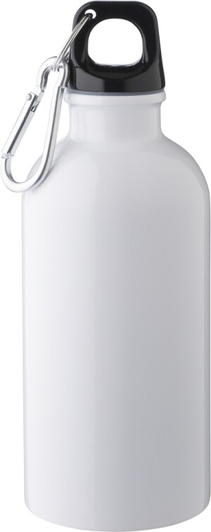 Recycled stainless steel single walled bottle (400 ml) - Reklamnepredmety