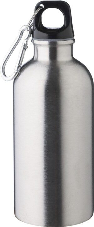 Recycled stainless steel single walled bottle (400 ml) - Reklamnepredmety