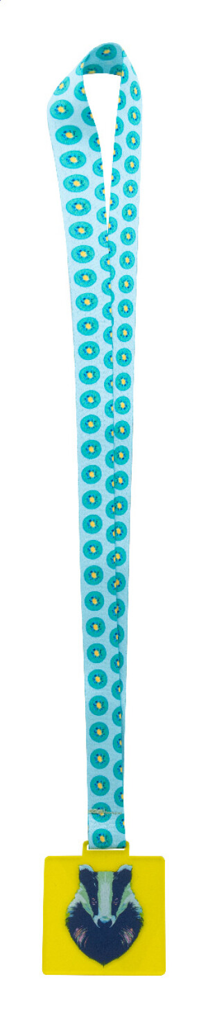 Subdal Colour Square custom medal - Reklamnepredmety