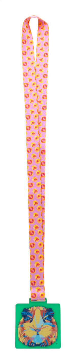 Subdal Colour Square custom medal - Reklamnepredmety