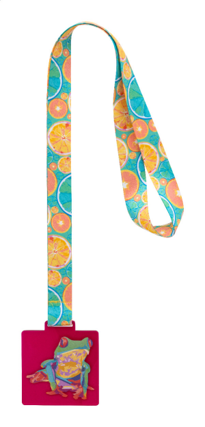 Subdal Colour Square custom medal - Reklamnepredmety