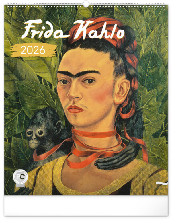 NOTIQUE Wandkalender Frida Kahlo 2026, 48 x 56 cm