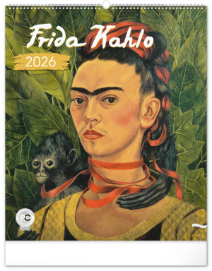 NOTIQUE Wandkalender Frida Kahlo 2026, 48 x 56 cm - Reklamnepredmety