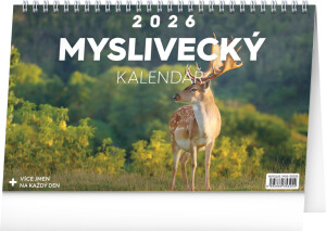 NOTIQUE Tisch-Jagdkalender CZ 2026, 23,1 x 14,5 cm - Reklamnepredmety
