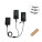 BERTOZZI. Superschnelles 6-in-1-USB-Kabel aus recyceltem Aluminium (20 %) und recyceltem PET (4 %) - 97146-set-1 - variant 