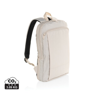 Erweiterbarer, schlanker Laptop-Rucksack 15,6" Flexpack Aware™ (RPET) - Reklamnepredmety