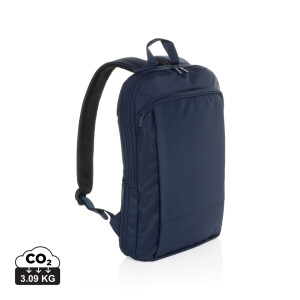Erweiterbarer, schlanker Laptop-Rucksack 15,6" Flexpack Aware™ (RPET) - Reklamnepredmety