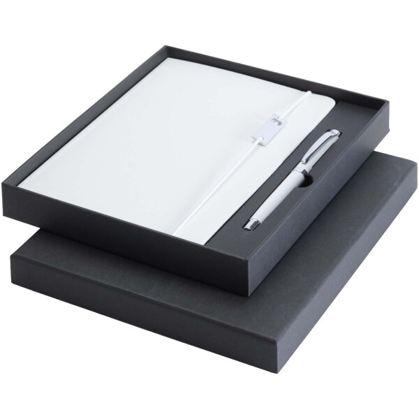 Legato Elegance A5 notebook set with hard cover and ballpoint pen