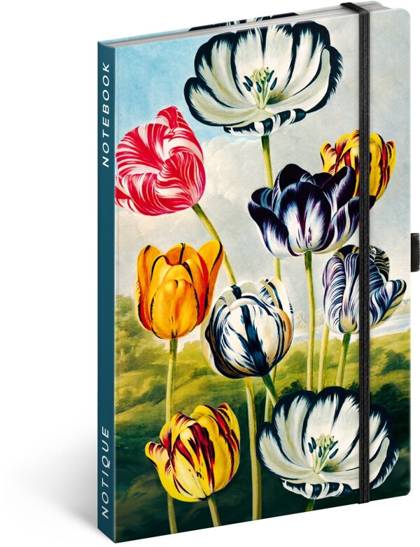 NOTIQUE Notes Tulpen von Kateřina Winterová, liniert, 13 x 21 cm