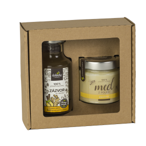 Geschenkset – Ingwerkonzentrat mit Zimt und Honigpaste - Reklamnepredmety