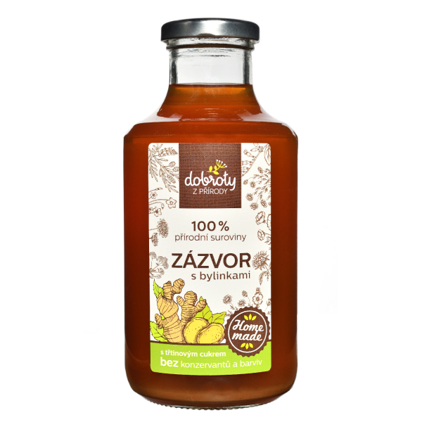 Ingwersirup mit Kräutern 250 ml