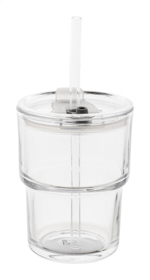 Glassip sklenený cestovný hrnček - Reklamnepredmety