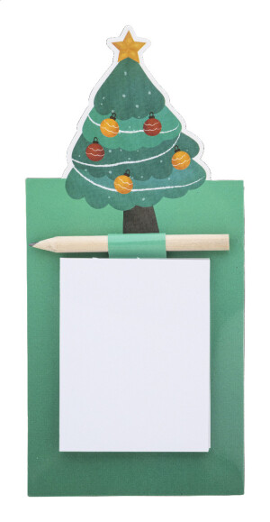 Julliste Weihnachts-Magnetnotizbuch - Reklamnepredmety