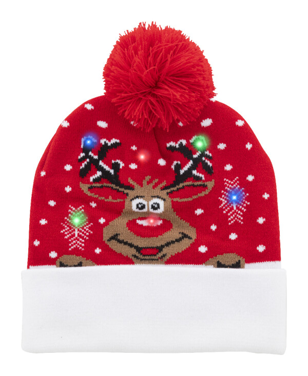 Norrsken Weihnachts-LED-Wintermütze, Weihnachtsmann