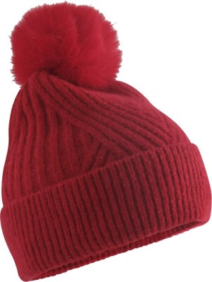 Strickmütze mit Pompon "Snow Luxe" - Reklamnepredmety