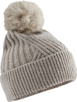 Strickmütze mit Pompon "Snow Luxe" - Reklamnepredmety