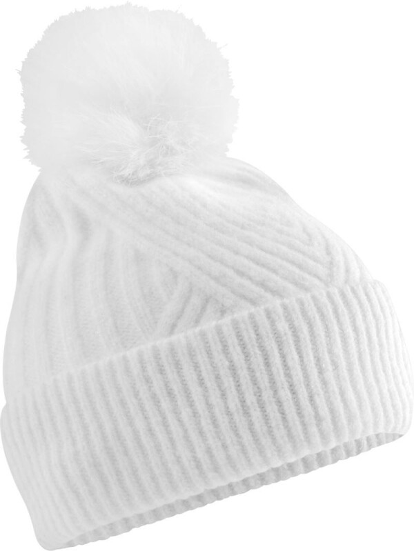 Strickmütze mit Pompon "Snow Luxe"