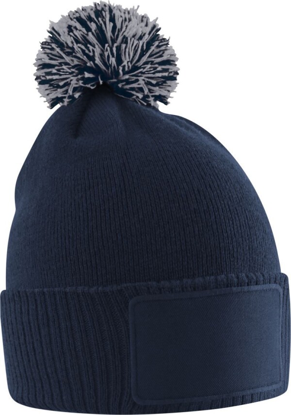 Kinder Strickmütze mit Pompon "Snowstar"