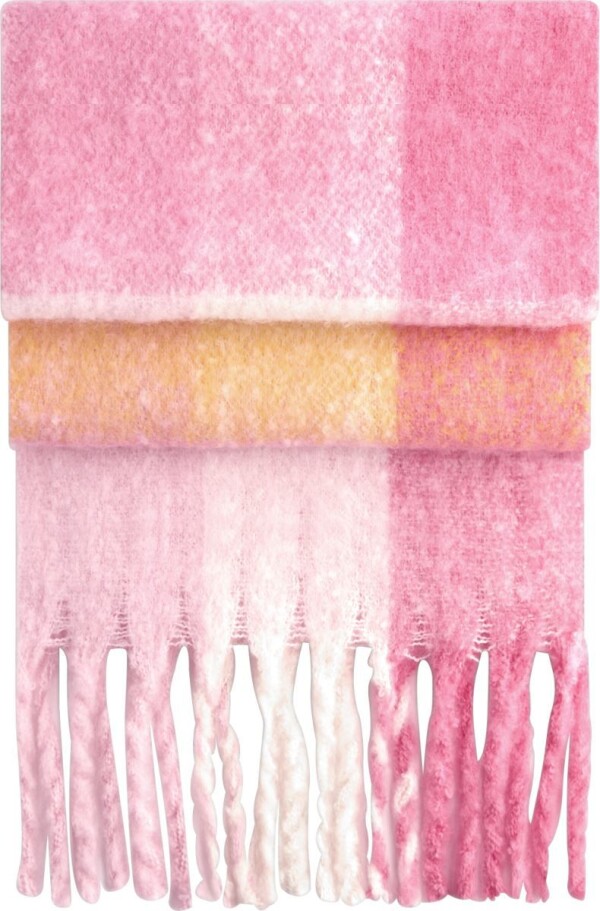 Schal "Fluffy Check"