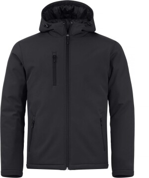 Wattierte Herren Kapuzen Softshell Jacke - Reklamnepredmety
