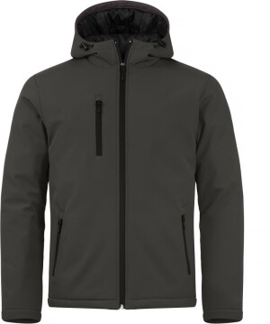 Wattierte Herren Kapuzen Softshell Jacke - Reklamnepredmety