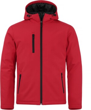 Wattierte Herren Kapuzen Softshell Jacke - Reklamnepredmety