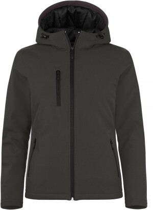 Wattierte Damen Kapuzen Softshell Jacke - Reklamnepredmety