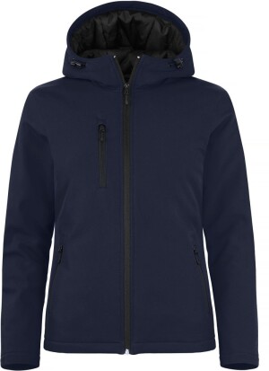 Wattierte Damen Kapuzen Softshell Jacke - Reklamnepredmety