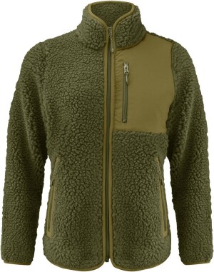Damen Sherpa Fleece Jacke "Two-Tone" - Reklamnepredmety