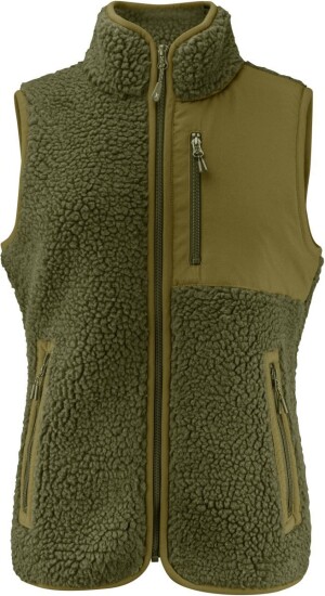 Damen Sherpa Fleece Weste "Two-Tone" - Reklamnepredmety