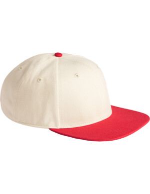 6-Panel-Cap mit kontrastierendem, flachem Schirm - Reklamnepredmety