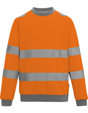 Pro Contract Rundhals-Sweatshirt mit reflektierendem Kragen - Reklamnepredmety