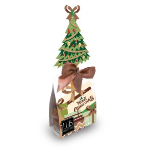 Weihnachtsbaum – Mandeln in Milchschokolade mit Zimt - Reklamnepredmety