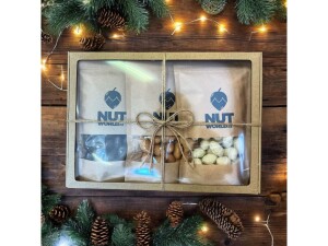 Firmengeschenkbox 3 × 200 g - Reklamnepredmety