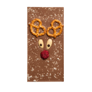 Milch-Weihnachtsschokolade mit Rentier - Reklamnepredmety