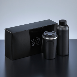 DRINKWARE SET: NORDIC COFFEE MUG 350 ml & THERMAL WATER BOTTLE 500 ml - Reklamnepredmety