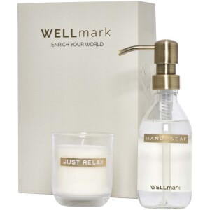 Wellmark Discovery Seifenspender 250 ml + Kerze 150 g - Reklamnepredmety