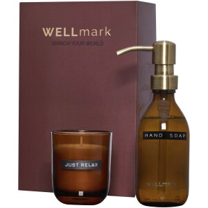 Wellmark Discovery Seifenspender 250 ml + Kerze 150 g - Reklamnepredmety