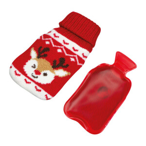Handwärmer mit weihnachtlich gestricktem Bezug - Reklamnepredmety
