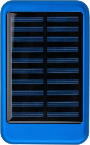 Solar-Powerbank aus Aluminium - Reklamnepredmety
