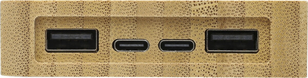 Bambusová solární powerbanka