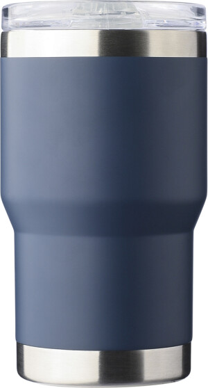 Doppelwandiger Reisebecher aus recyceltem Edelstahl, 350 ml - Reklamnepredmety
