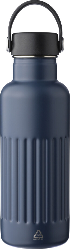 Recycelte doppelwandige Edelstahlflasche, 500 ml - Reklamnepredmety