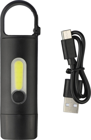 Mini-Taschenlampe aus recyceltem ABS - Reklamnepredmety