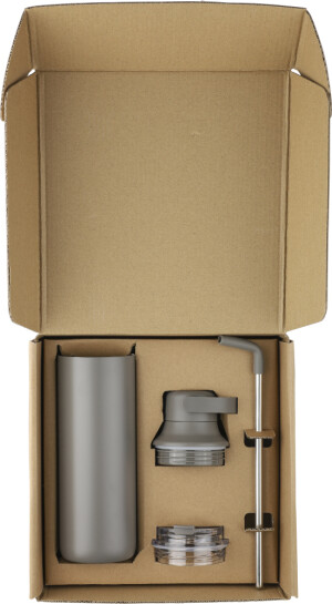 Doppelwandige Edelstahlflasche, 500 ml - Reklamnepredmety
