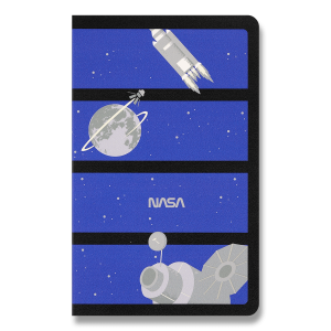 Moleskine Volant Notizbuch im NASA-Design – L, transparent - Reklamnepredmety