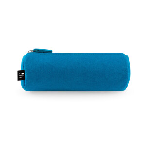 NOMAD. Mehrzwecketui aus recyceltem Filz (100 % rPET) mit Lineal, Bleistiften, Radiergummi und Spitzer - Reklamnepredmety